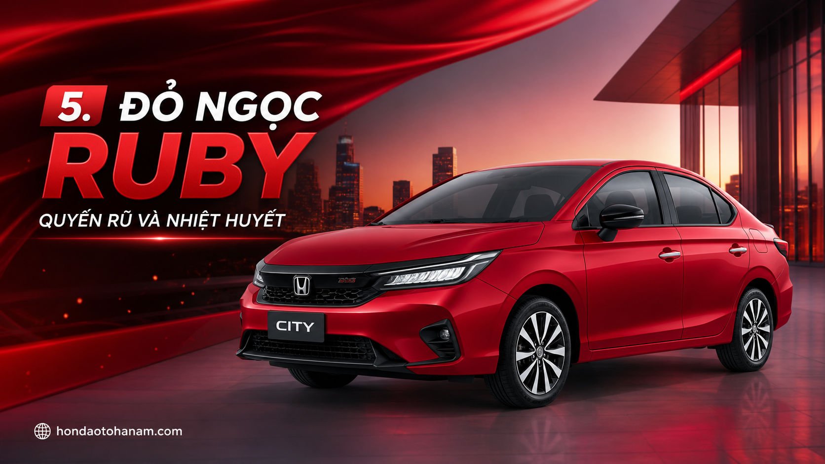 5. Đỏ Ngọc Ruby - Quyến Rũ Và Nhiệt Huyết