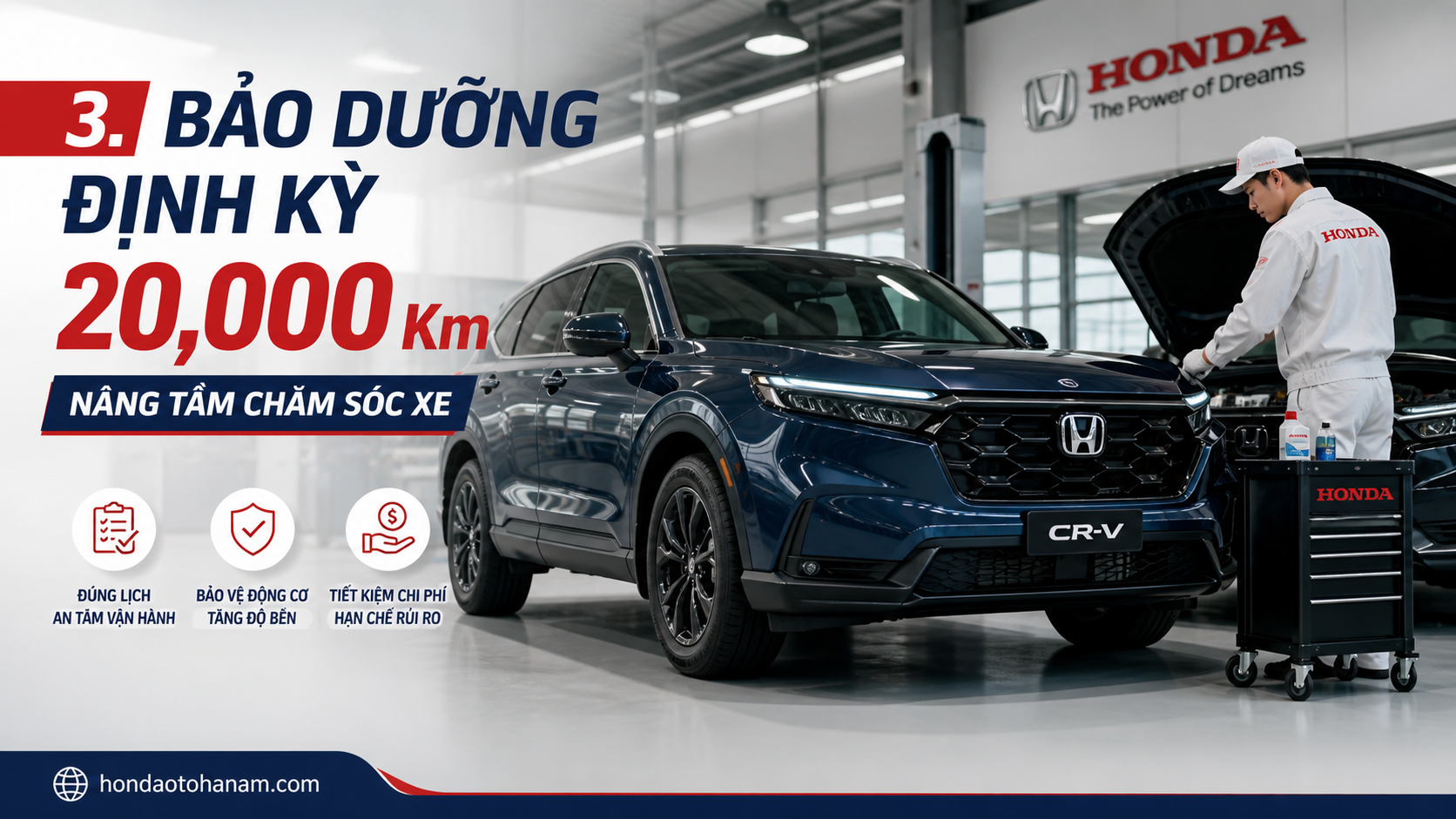 3. Bảo Dưỡng Định Kỳ 20,000 Km - Nâng Tầm Chăm Sóc Xe