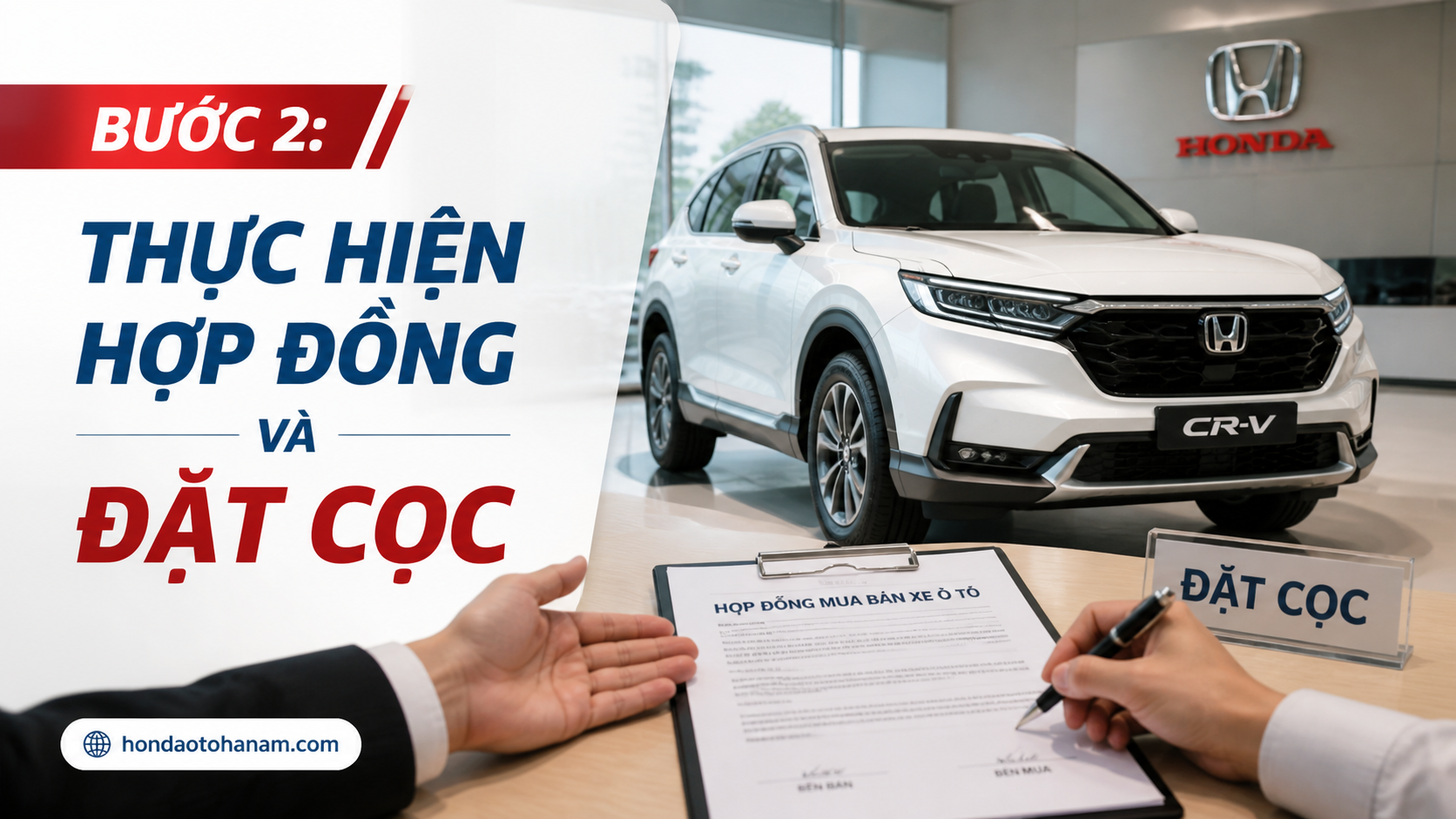 Bước 2: Thực Hiện Hợp Đồng và Đặt Cọc