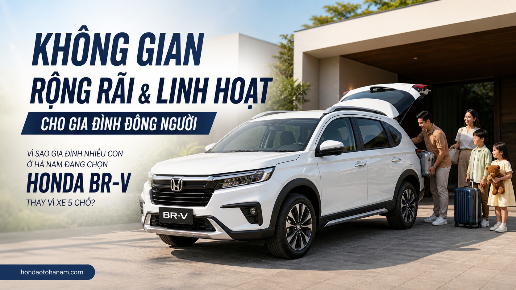 Không Gian Rộng Rãi và Linh Hoạt Cho Gia Đình Đông Người