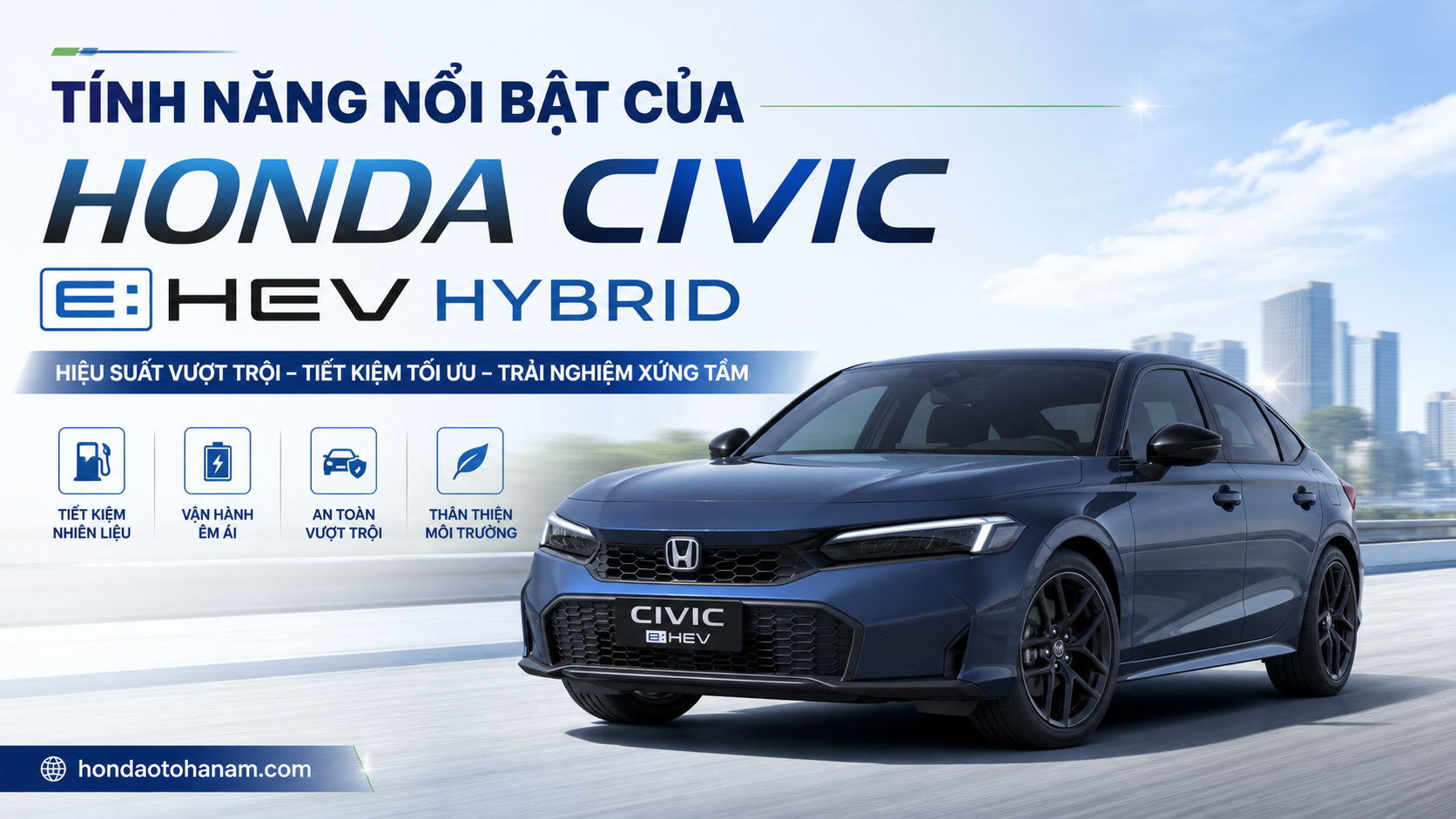 Tính năng nổi bật của Honda Civic E:HEV Hybrid