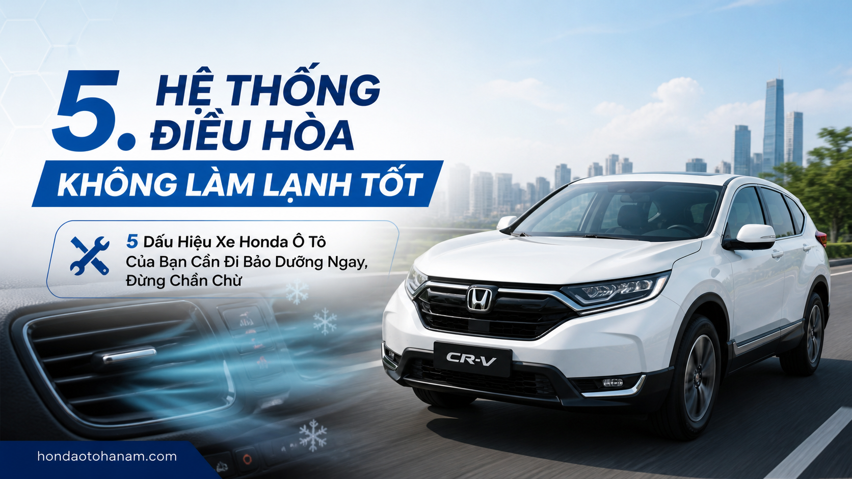 5. Hệ thống điều hòa không làm lạnh tốt