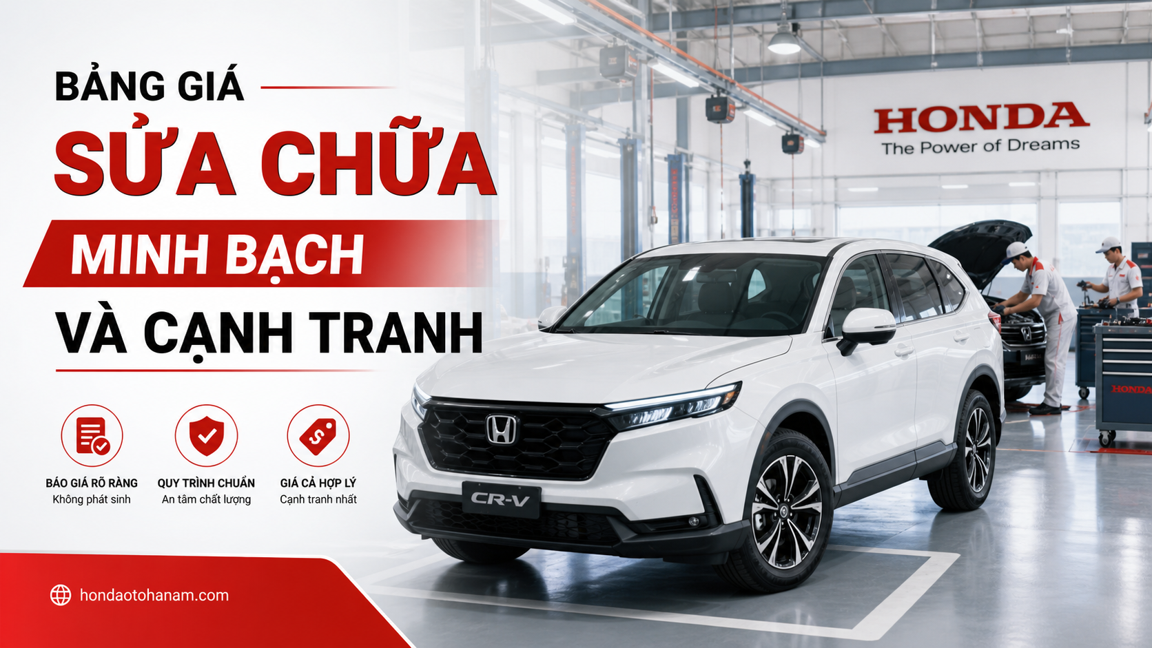Bảng Giá Sửa Chữa Minh Bạch Và Cạnh Tranh
