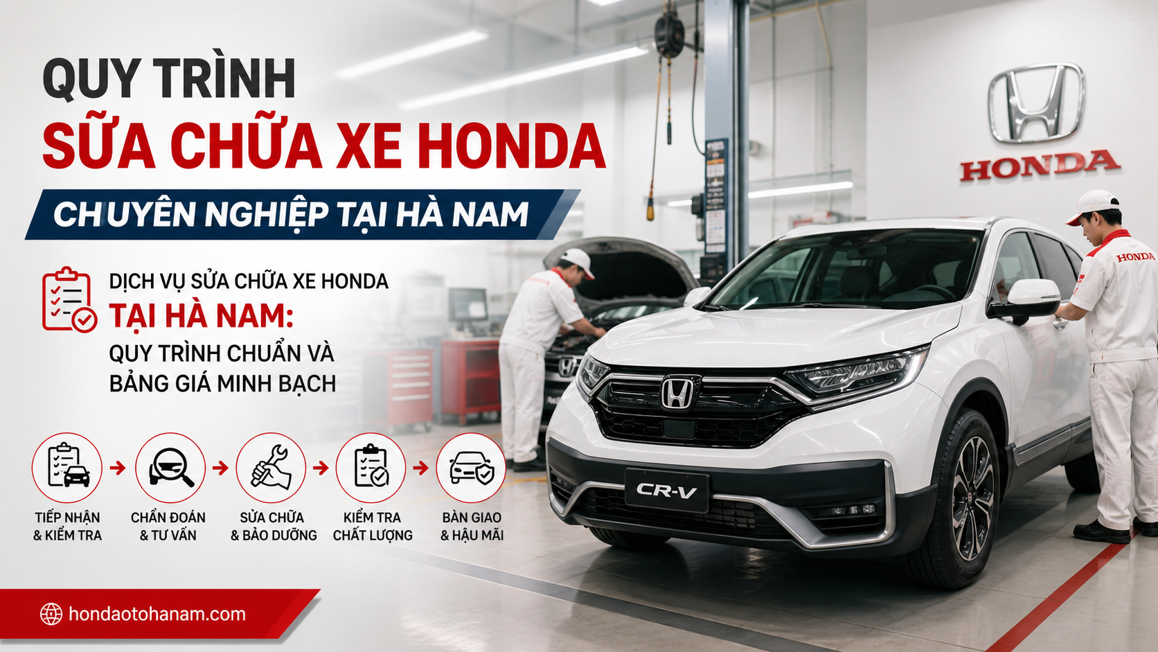 Quy Trình Sửa Chữa Xe Honda Chuyên Nghiệp Tại Hà Nam