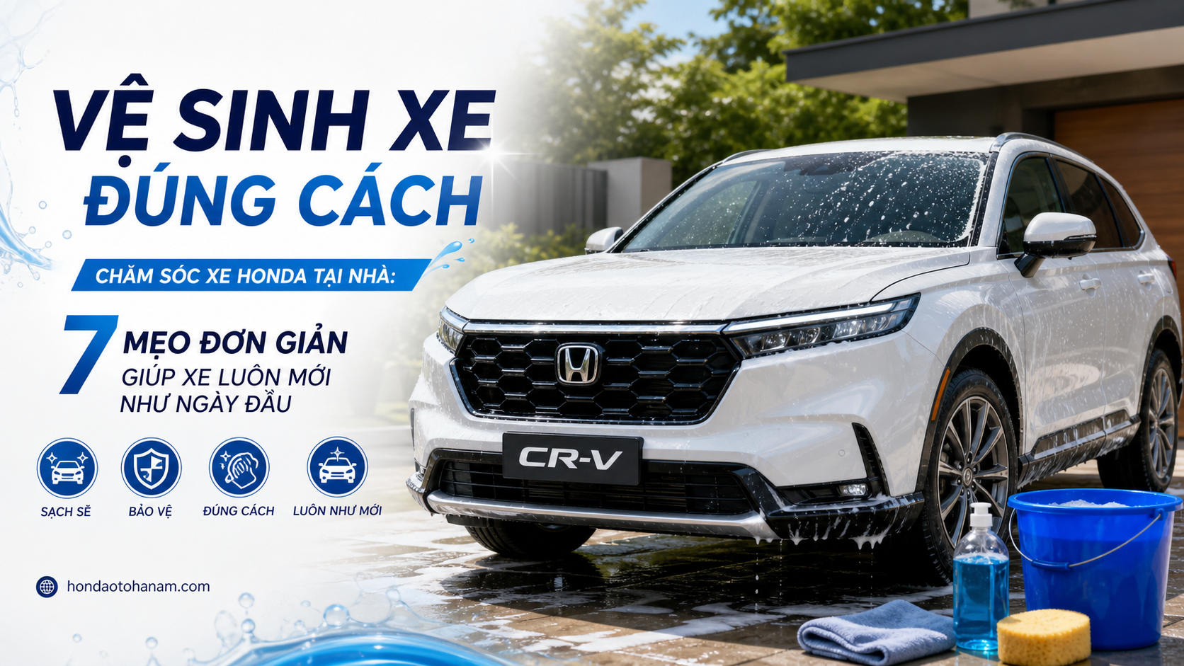 Vệ sinh xe đúng cách